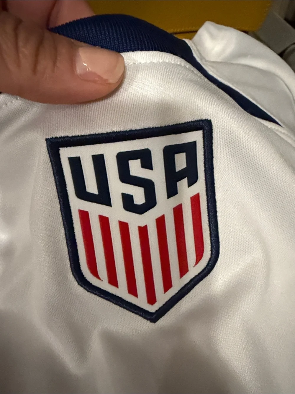 Nike Kids USA White Navy #10 Soccer Jersey